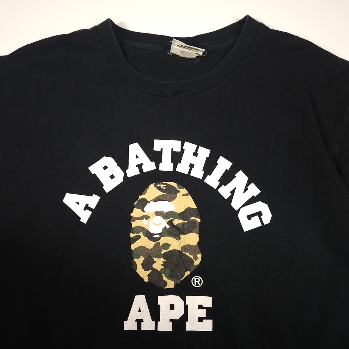 베이프 카모 컬리지 반팔 티셔츠  상품이미지2