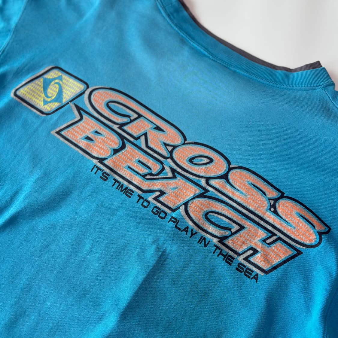 크로스 비치 레이어드 디테일 그래픽 티셔츠 상품이미지6