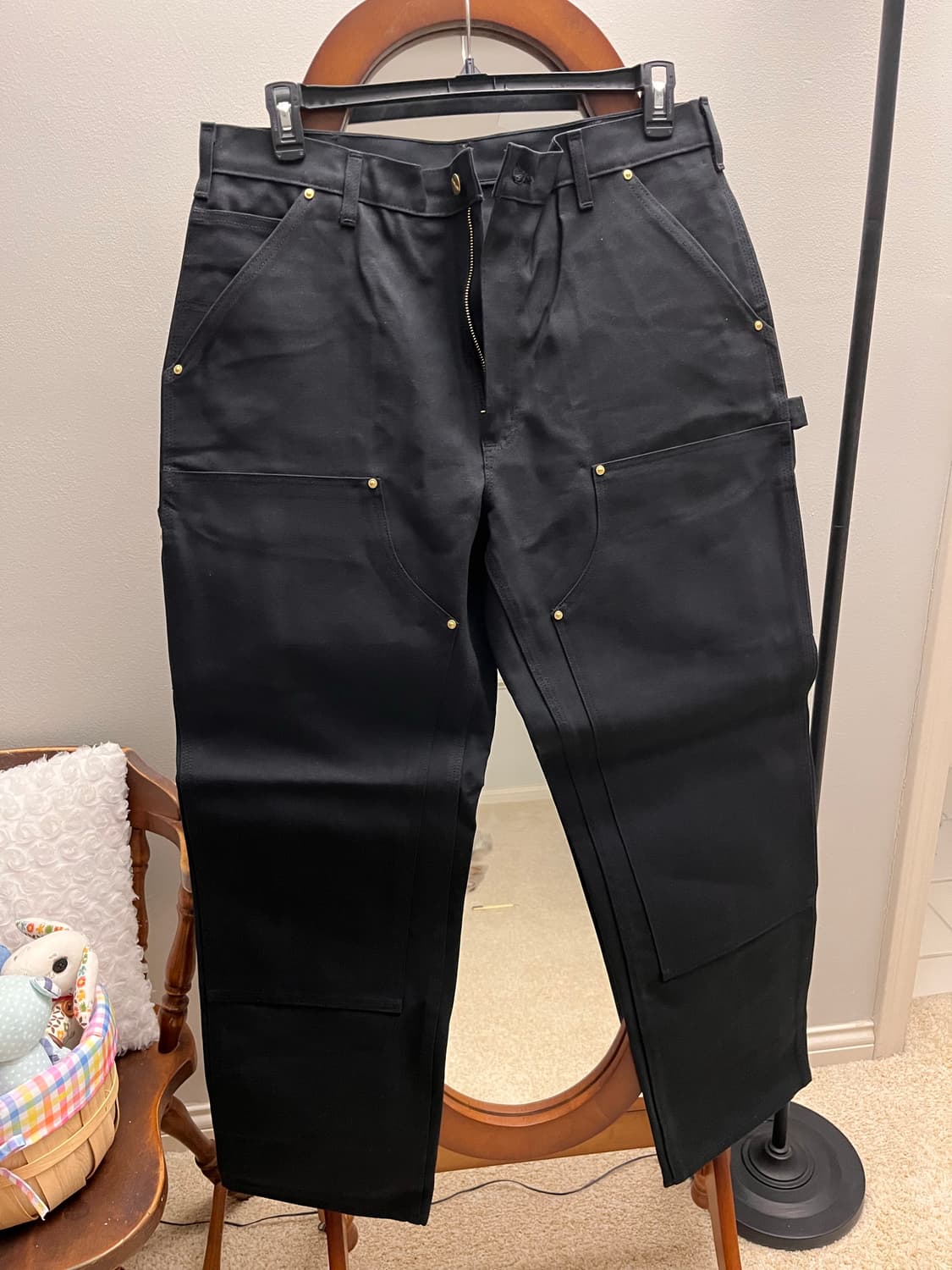 [새제품]칼하트 B01 더블니 워크팬츠 블랙 36x32 판매합니다 상품이미지1