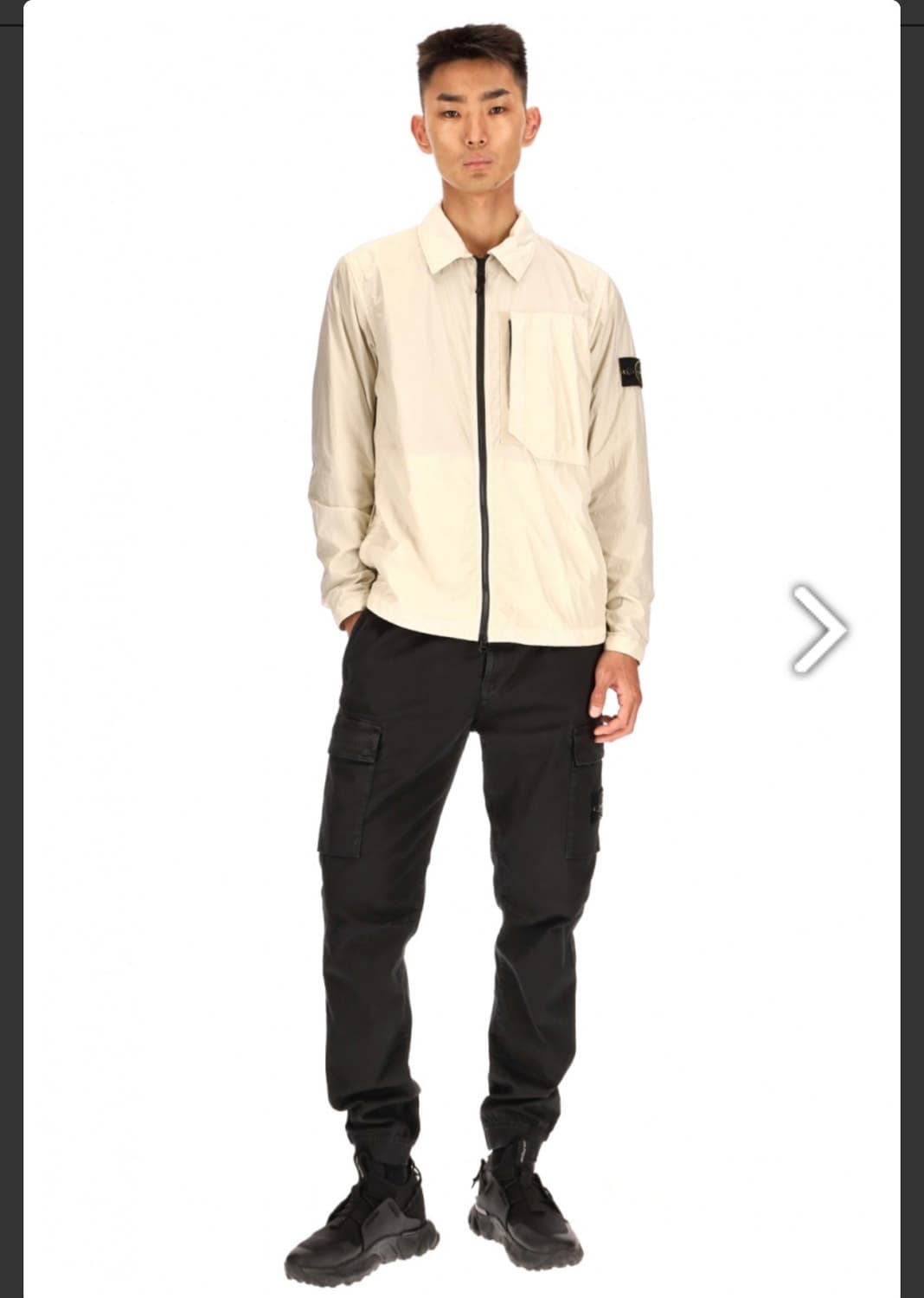 (새제품) 스톤 크링클랩스 리사이클 나일론 자켓 스투코 - 23FW(XL 상품이미지2