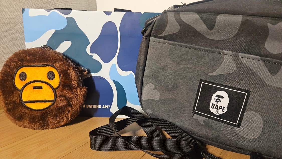 베이프 크로스백 마일로 크로스파우치 일괄 상품이미지4