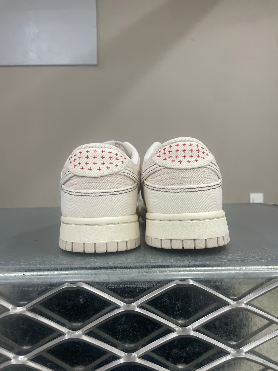 나이키 덩크 로우 베이지 레드 260 상품이미지3