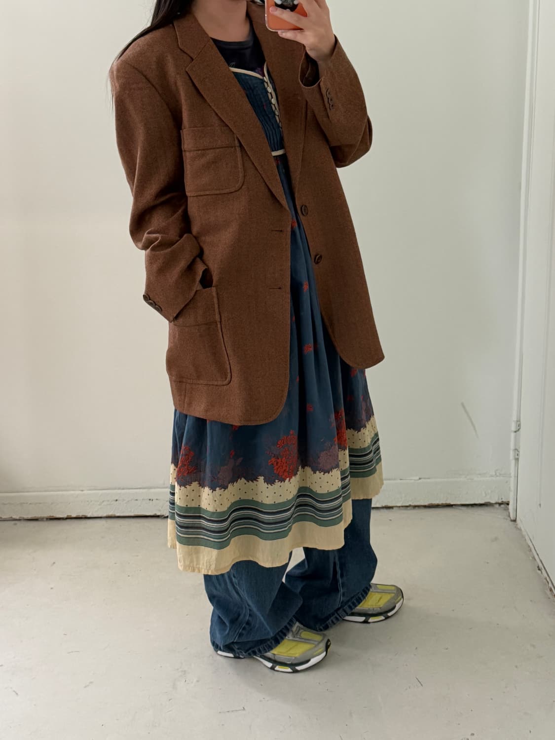 일본빈티지 브라운 자켓 상품이미지2