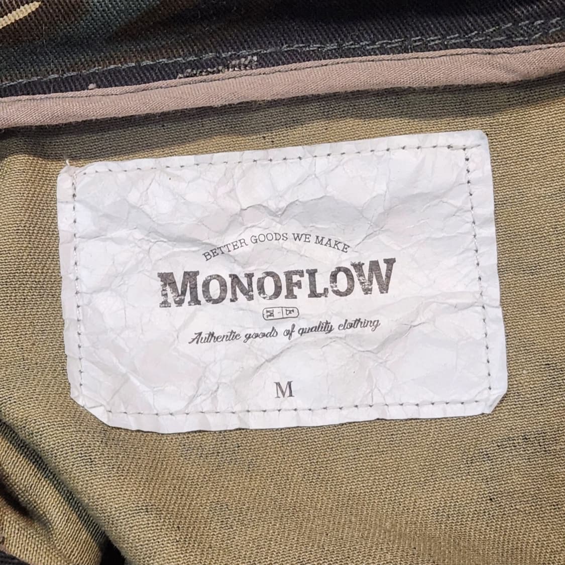 타이거 스트라이프 아노락 후드 자켓 (M) 상품이미지2