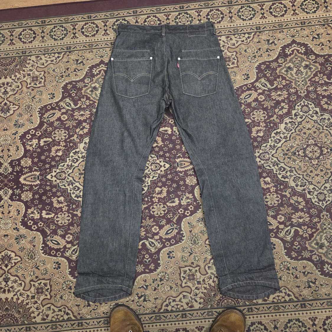 리바이스 엔지니어드진 32사이즈 생지 블랙진 흑청 상품이미지2