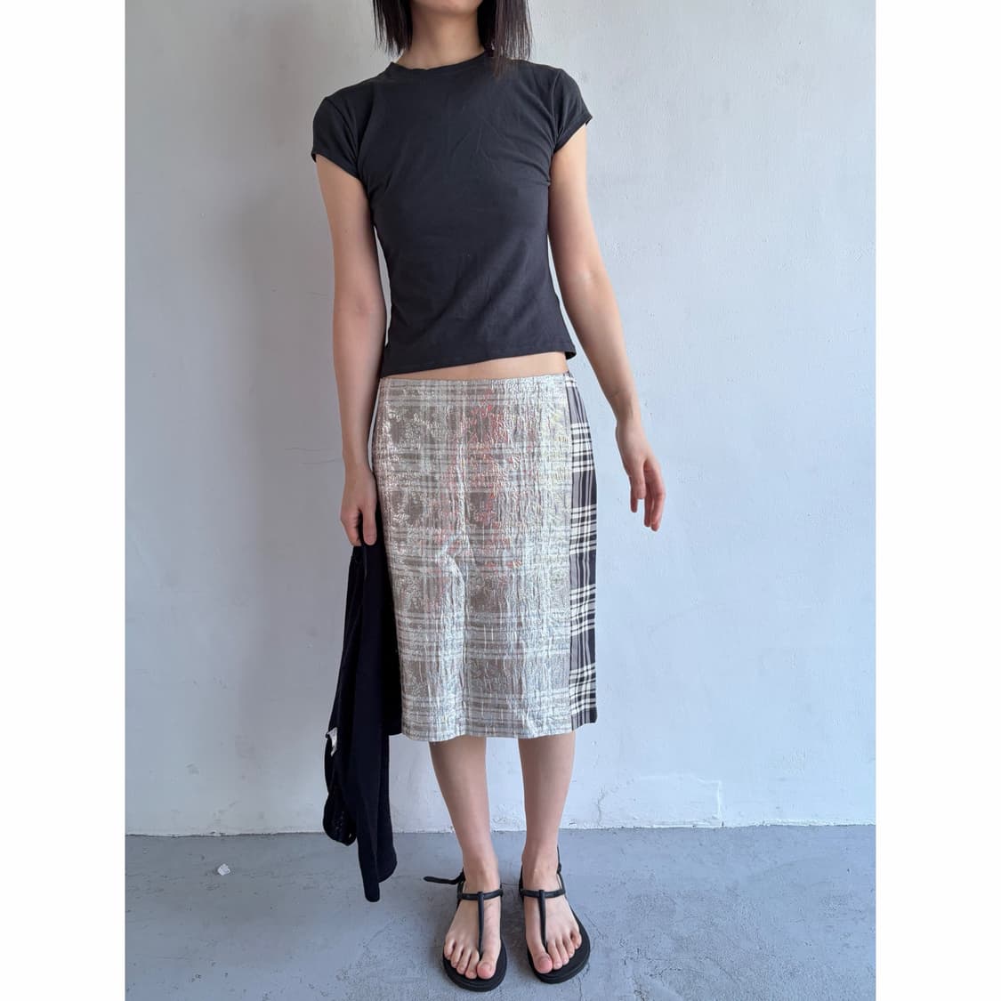 no.182. dries van noten skirt / Sz 38  상품이미지1