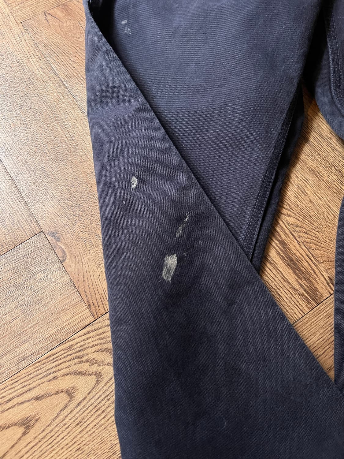 [34]칼하트 USA 빈티지 페인팅 미드나잇네이비 싱글니 카펜터 워크팬츠 상품이미지6