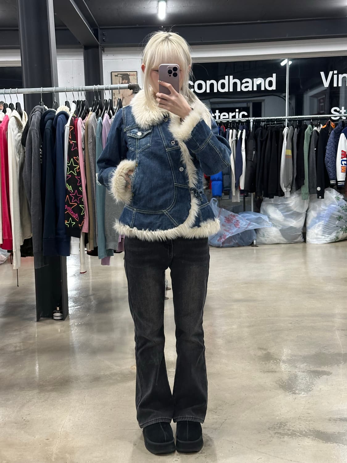 디젤 쉐르파 데님 자켓 상품이미지2