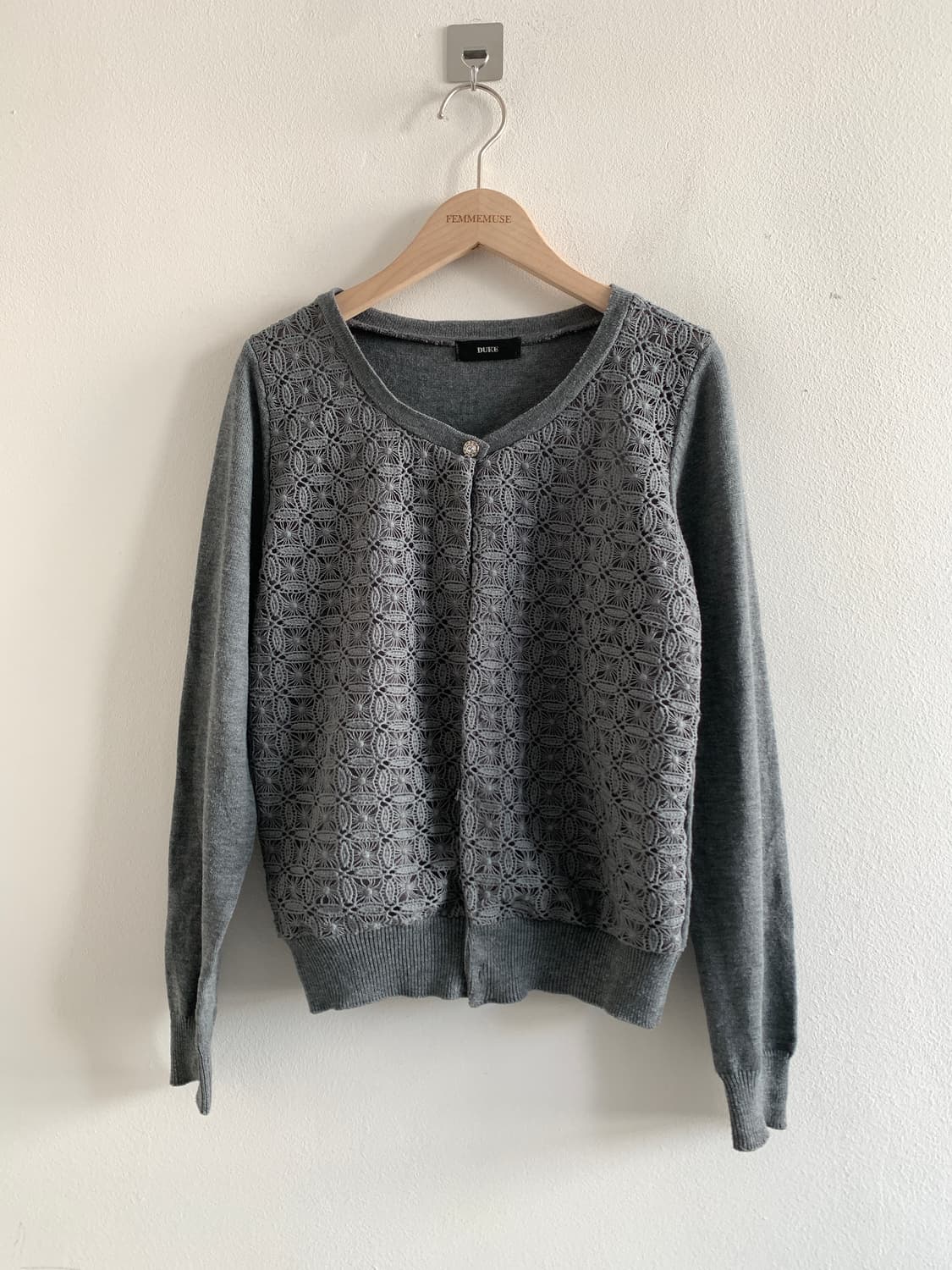 Lace embroidery cardigan 상품이미지1