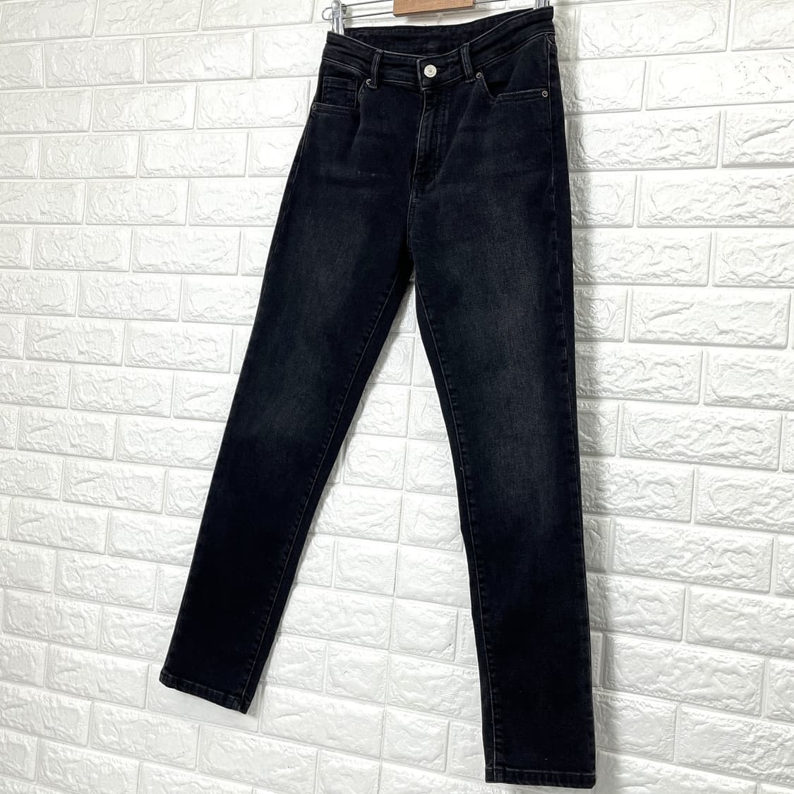 마시모두띠 여성 하이라이즈 블랙 슬림 데님 talla 38 상품이미지2