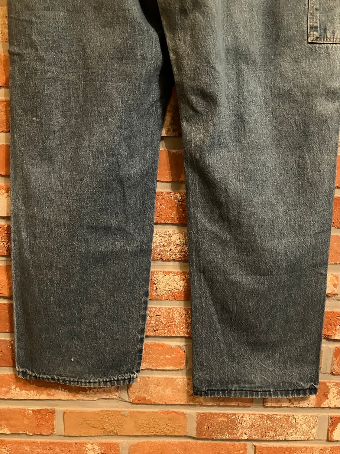 70s USA 빈티지 랭글러 빅밴 데님 카펜터 팬츠 상품이미지7