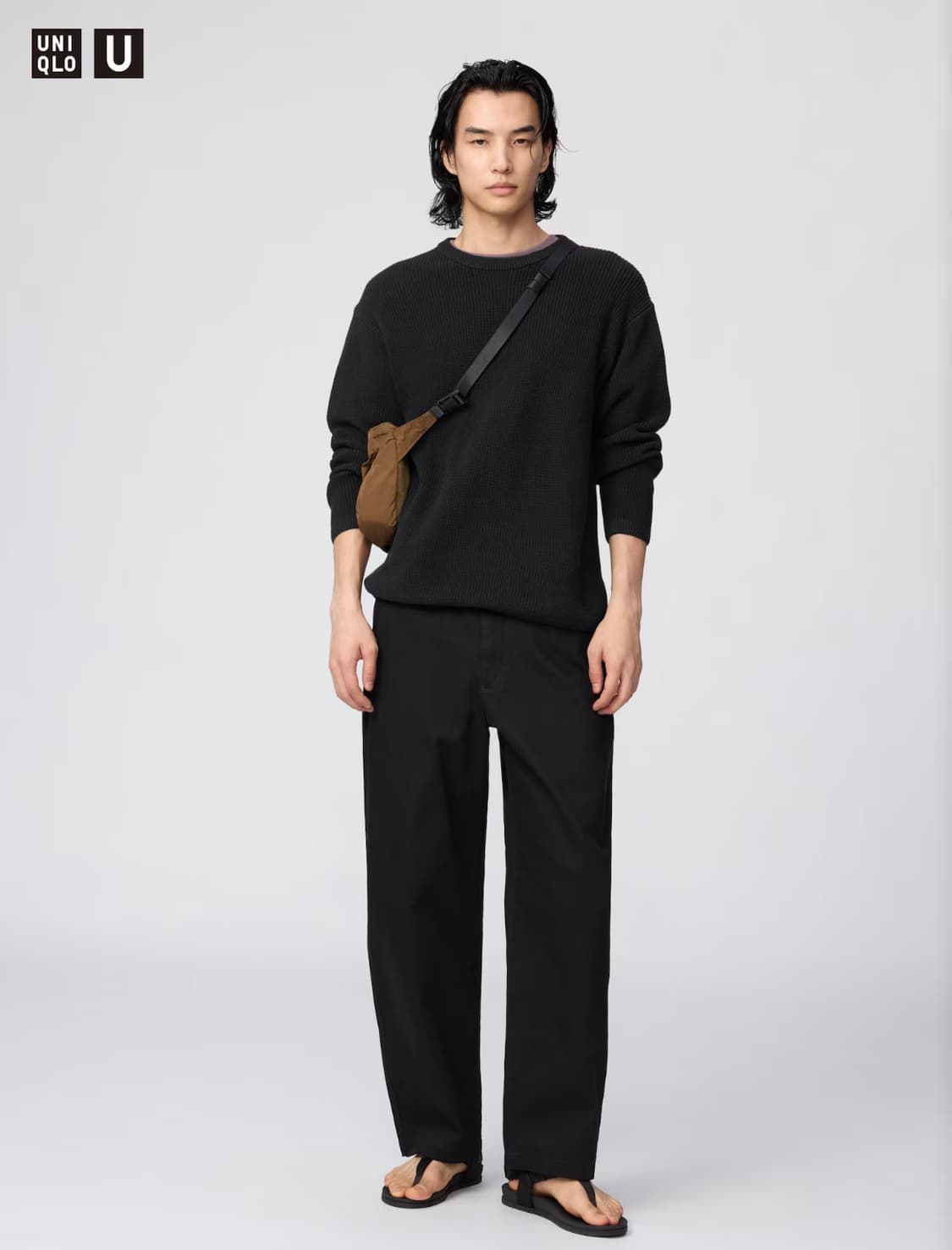 Uniqlo U 와이드핏 치노팬트 -JP 새상품 상품이미지4