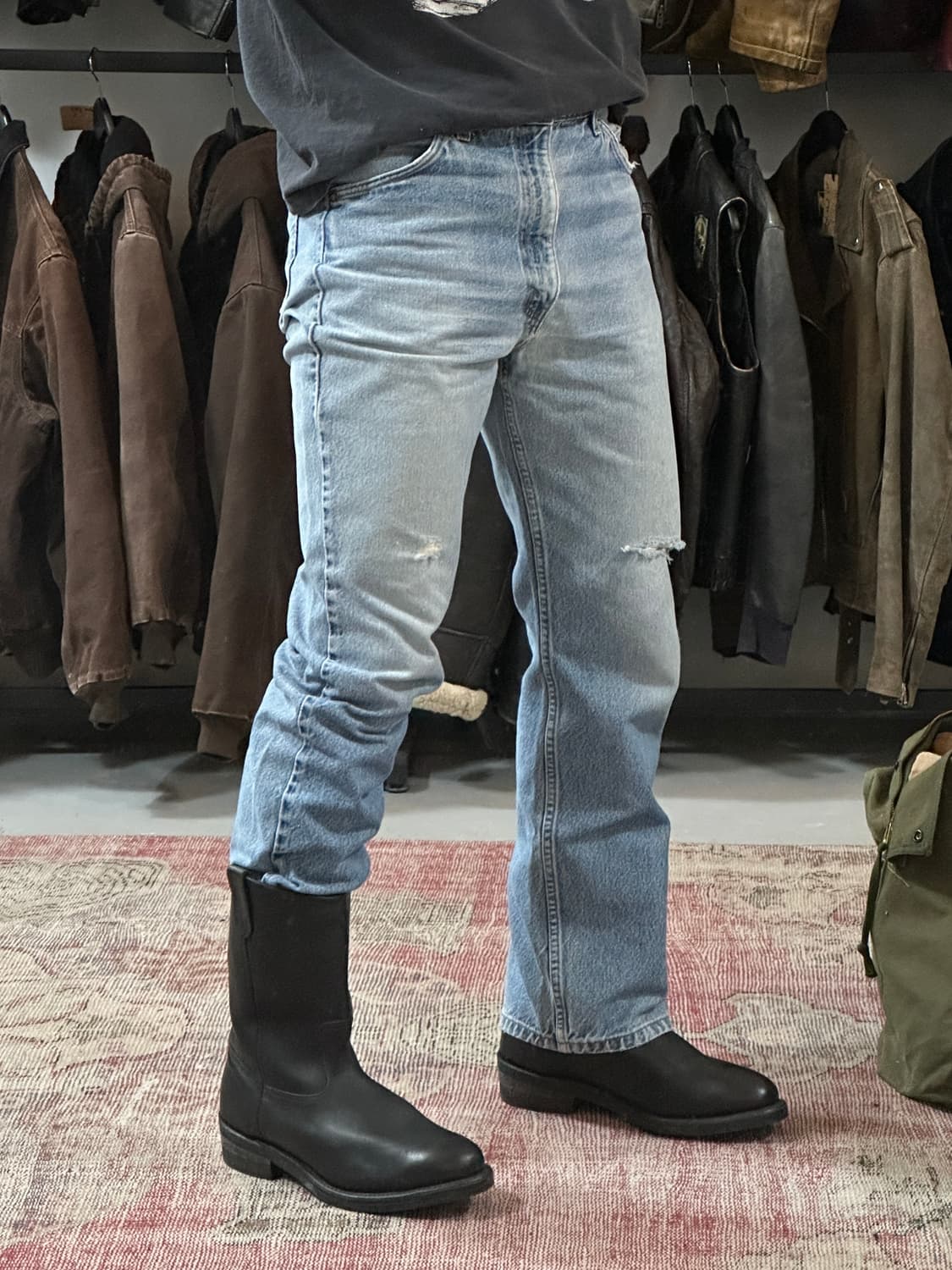 90's OG USA Made 레드윙 1115 페코스 웨스턴 부츠 상품이미지2