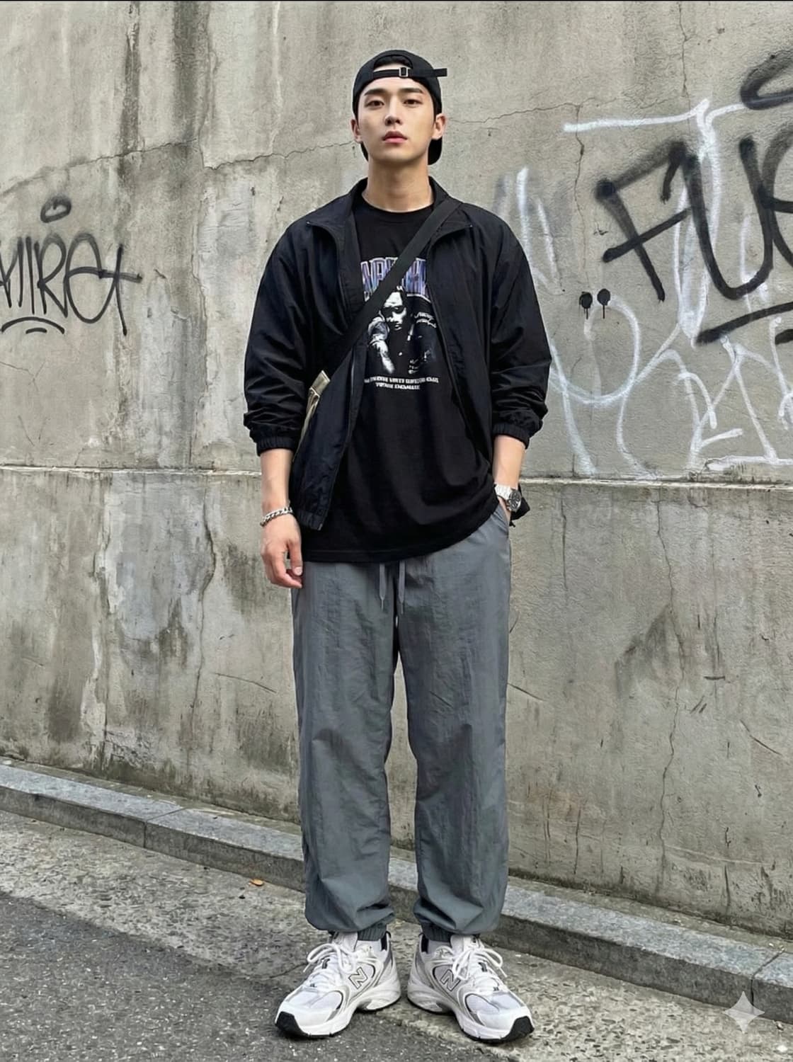 어반디타입 차콜 조거팬츠_XL 상품이미지1