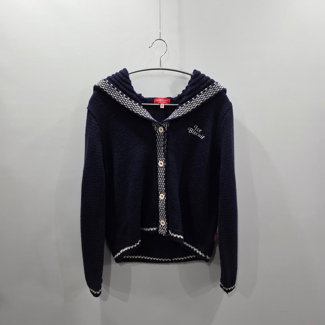 아이스비스킷 키즈 레터 세일러 가디건 165  상품이미지1
