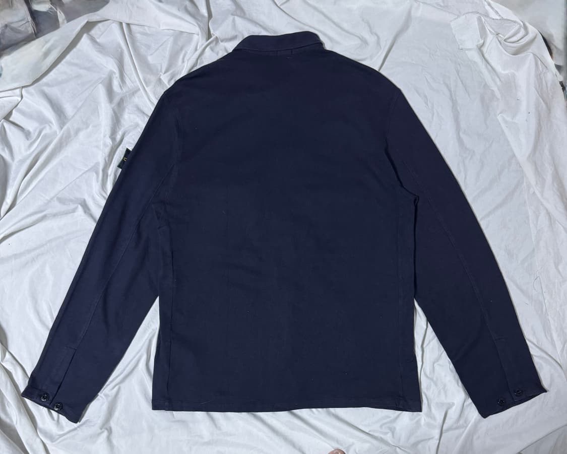 90s 스톤 아일랜드 그린엣지 와펜 트윈 포켓 오버 셔츠 자켓 상품이미지2