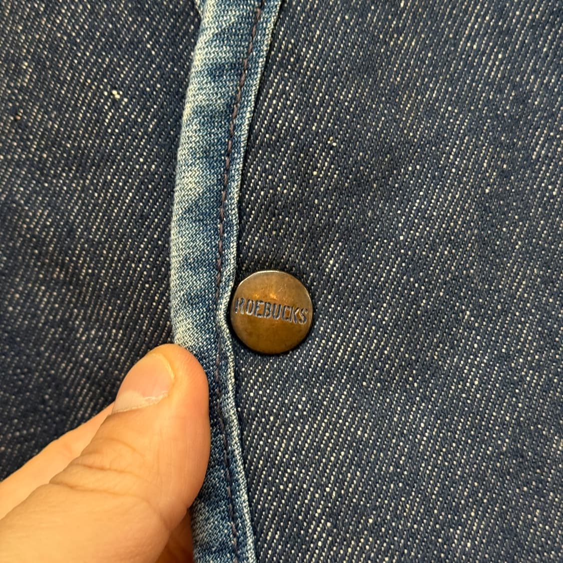 시어스 로벅스 데님 베스트 xl 조끼 미국빈티지 상품이미지7