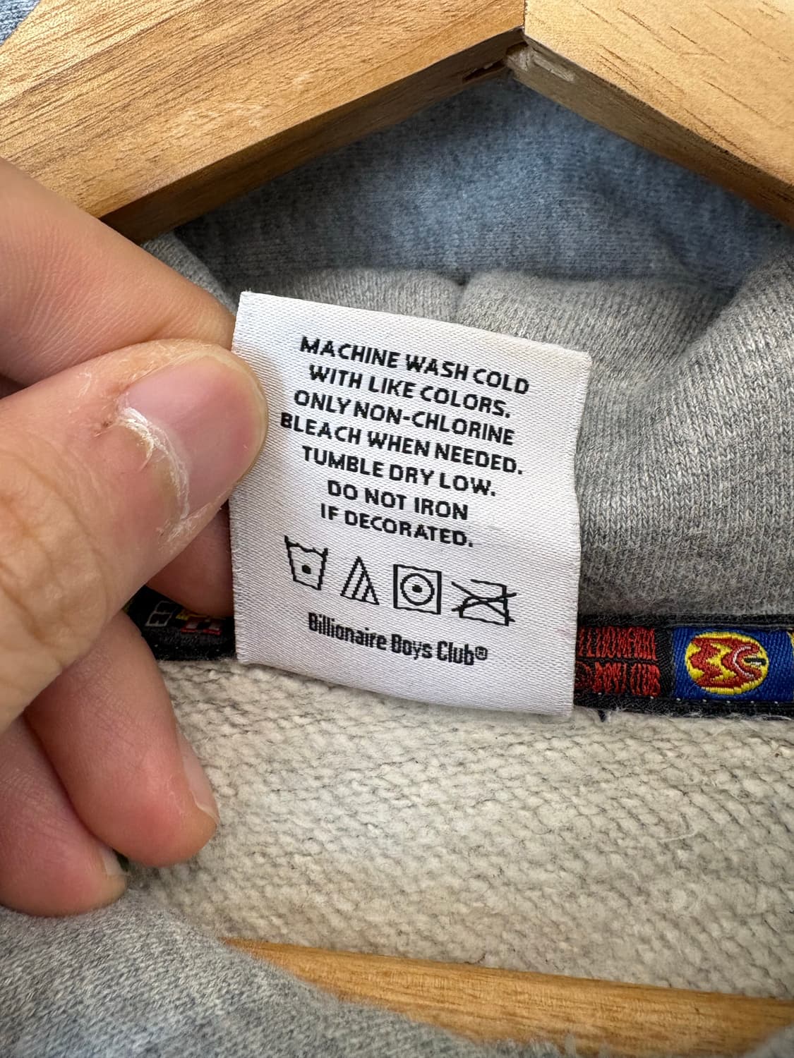 빌리네어보이즈클럽 그레이 후드티 상품이미지7