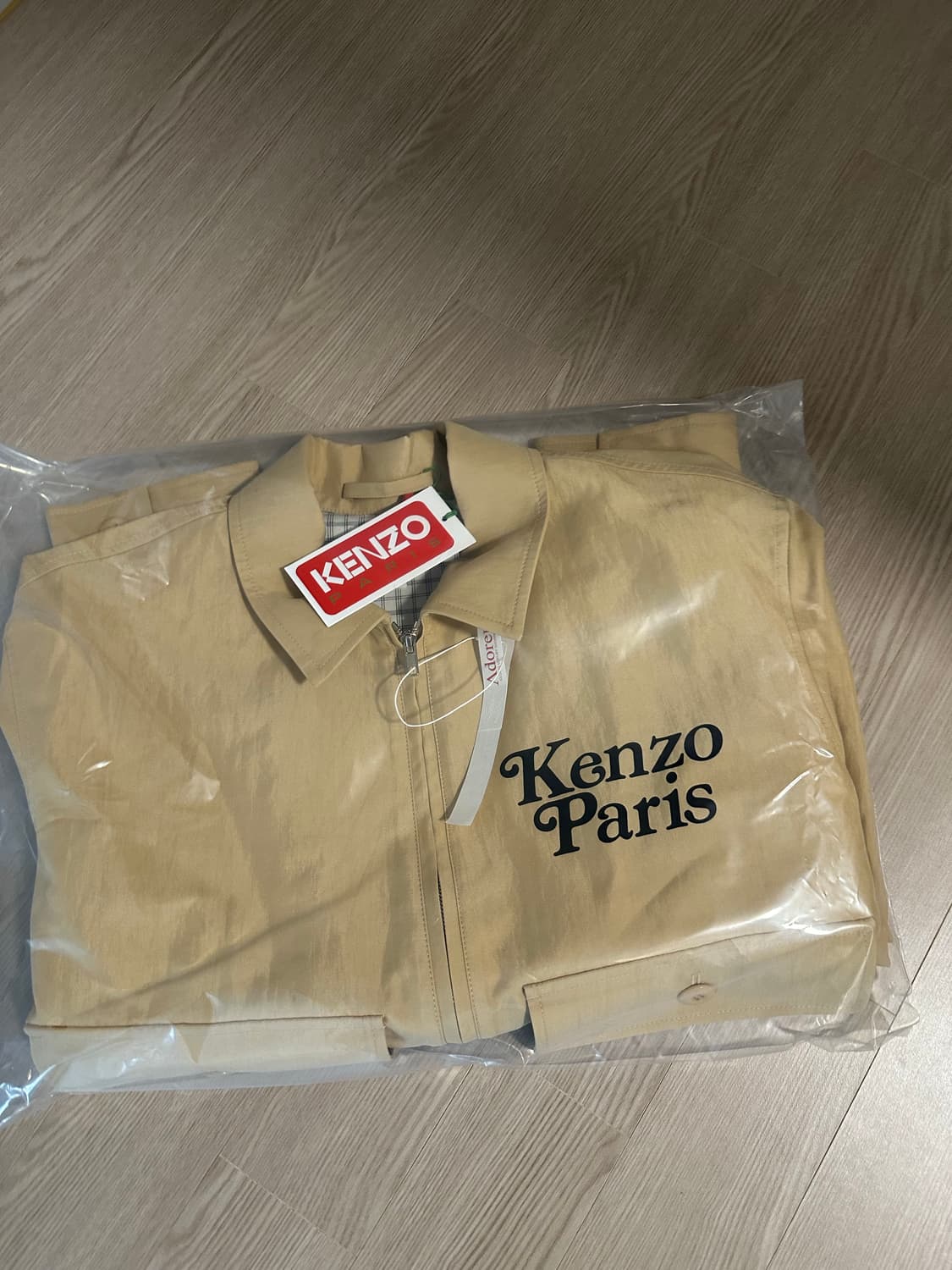 Kenzo X verdy 셔츠 블루종 카멜 상품이미지2