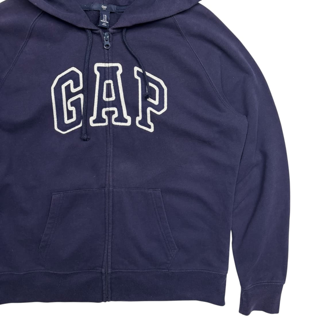 GAP 갭 y2k 네이비 후드집업 XL 상품이미지3