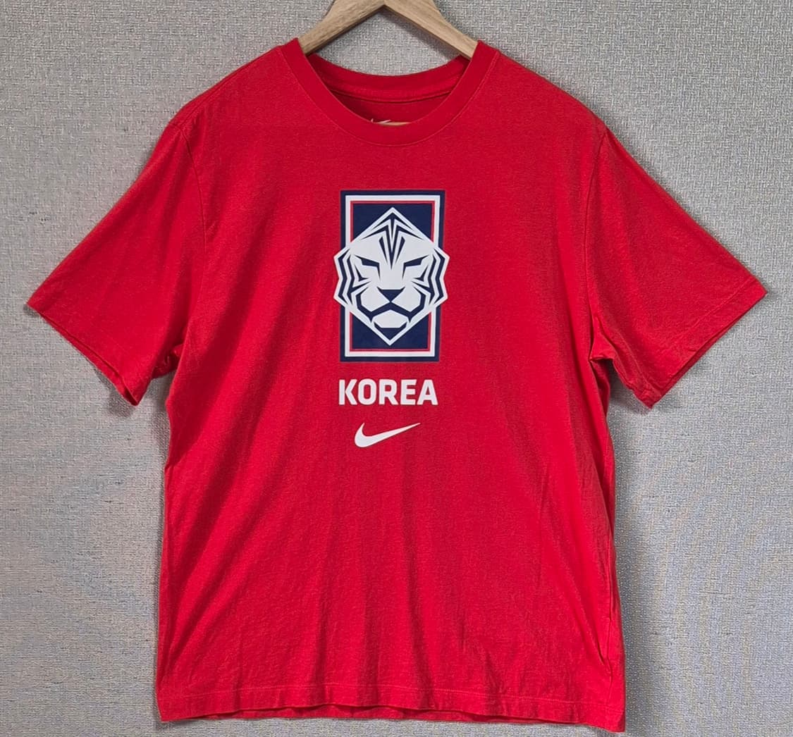 XL ) 나이키 레드 대한민국 국대 반팔티 상품이미지1