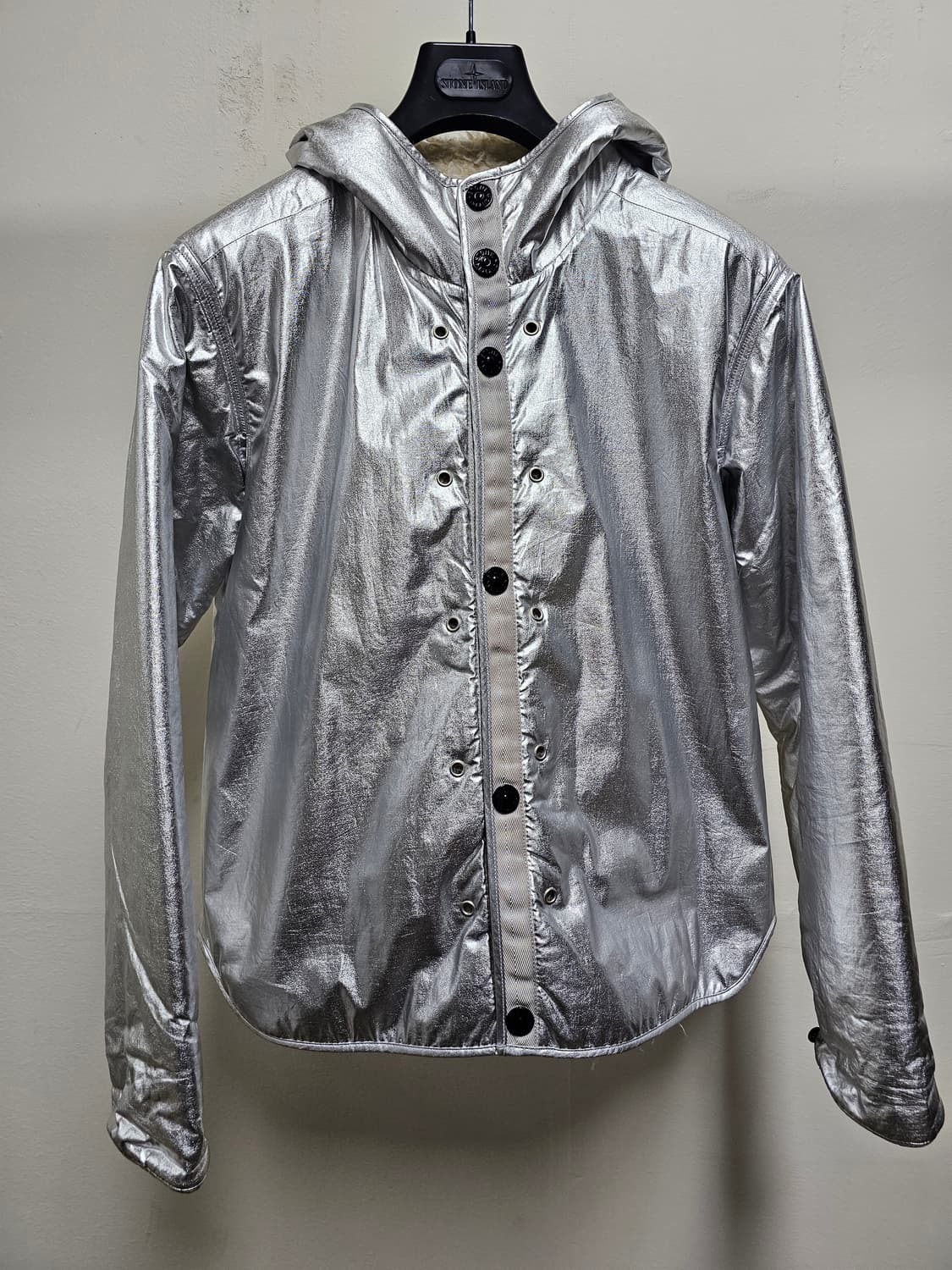 스톤아일랜드 Silver Sherling Liner Fur 다비드 자켓 상품이미지5