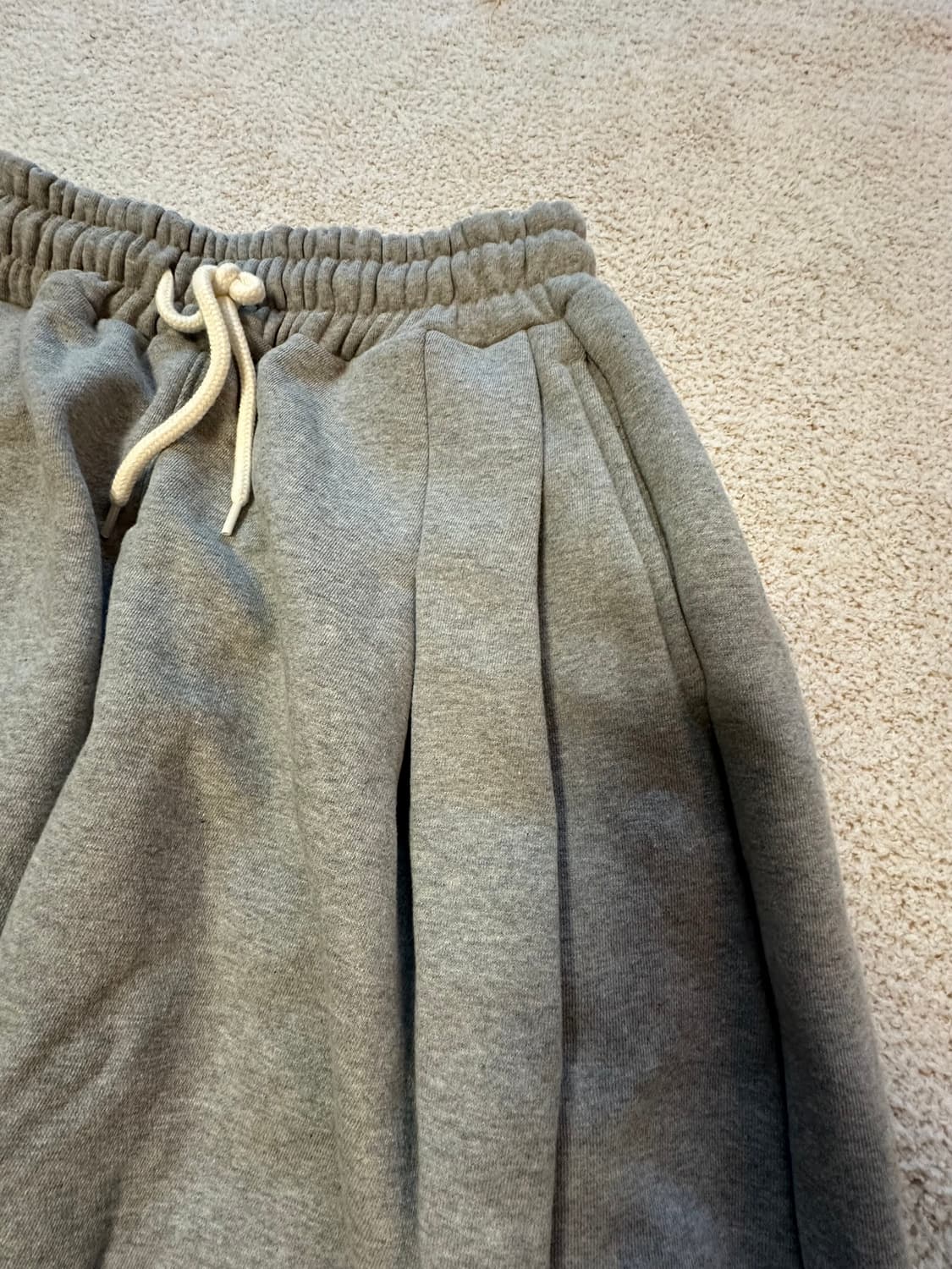 회색 조거 트레이닝 바지 8턱 상품이미지2