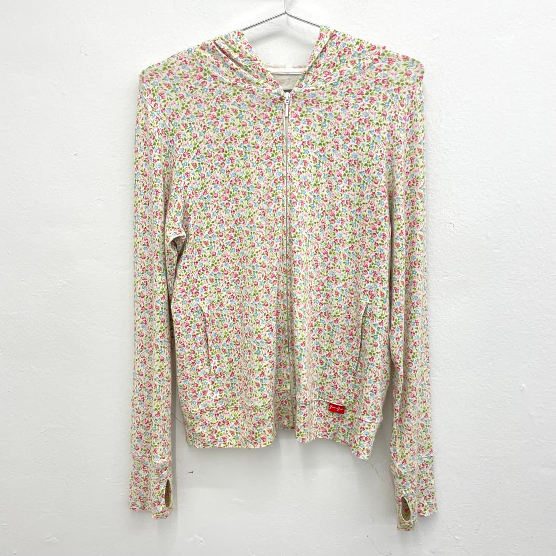 flower finger hole hoodie 상품이미지1