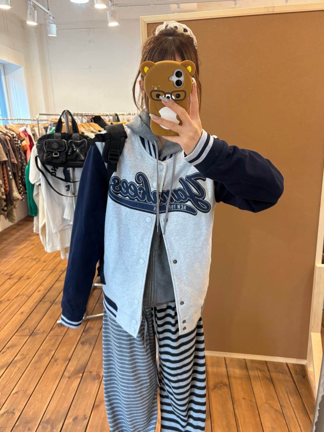 MLB 양키즈 면 바시티 자켓 상품이미지1