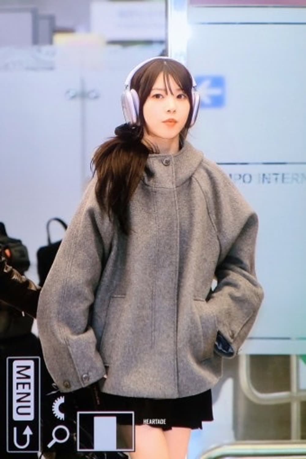 타입서비스 후드 하프코트 그레이 상품이미지2
