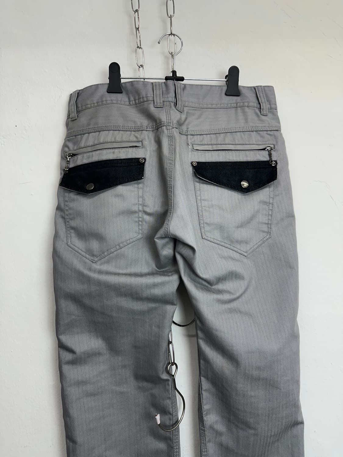 Technical Gray Herringbone Zip Pocket pa 상품이미지8