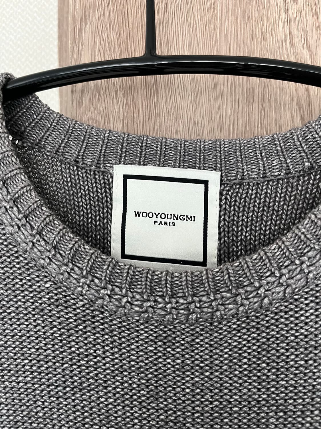 우영미 그레이 니트 상품이미지3