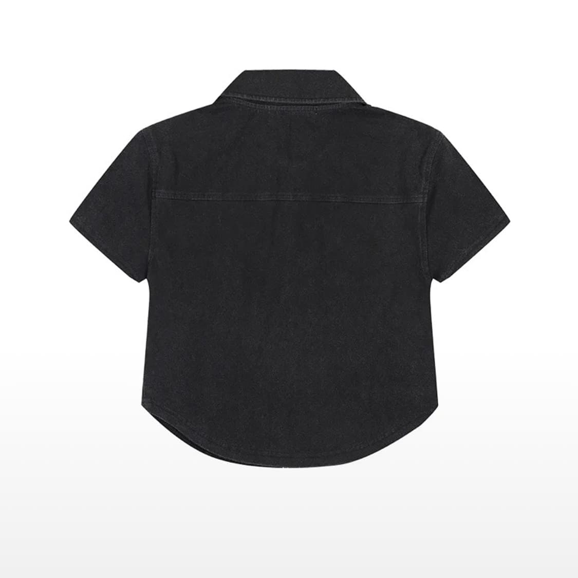 오디너리홀리데이 워싱 반팔 셔링 집업 셔츠 상품이미지2