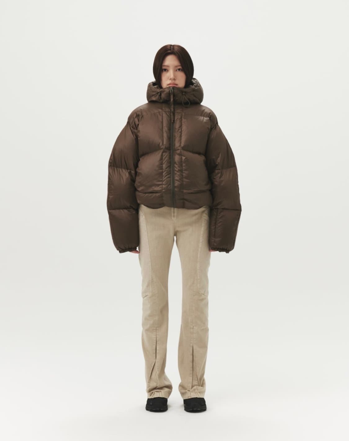 EE 누마레 다운 파카 브라운 상품이미지1