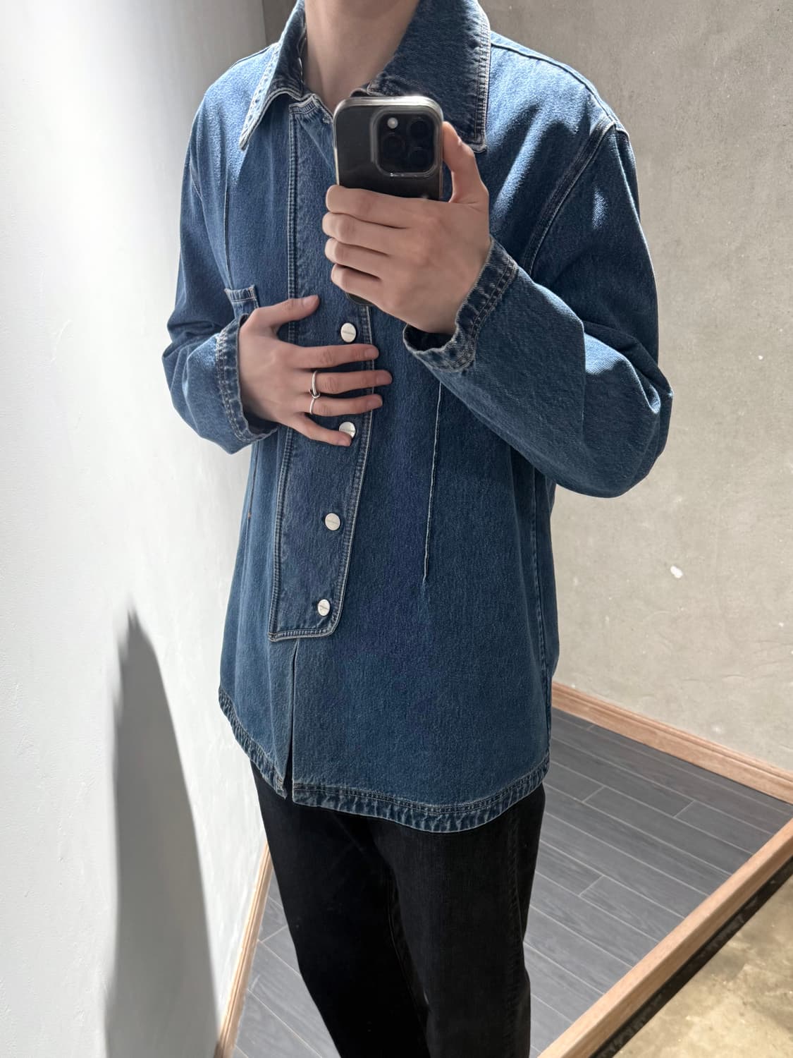 나마체코 데님 자켓 상품이미지2