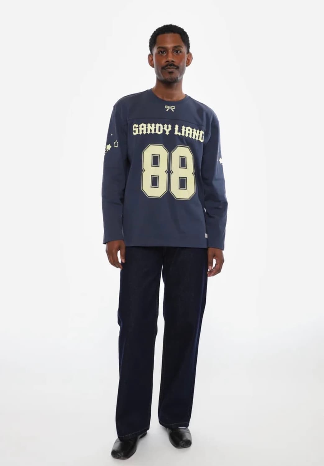 (XS,S,M)샌디리앙 Princeton top 티셔츠 네이비 상품이미지3