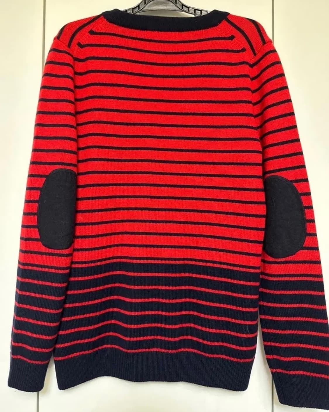 라코스테 레드 네이비 스트라이프울100 가디건 상품이미지8