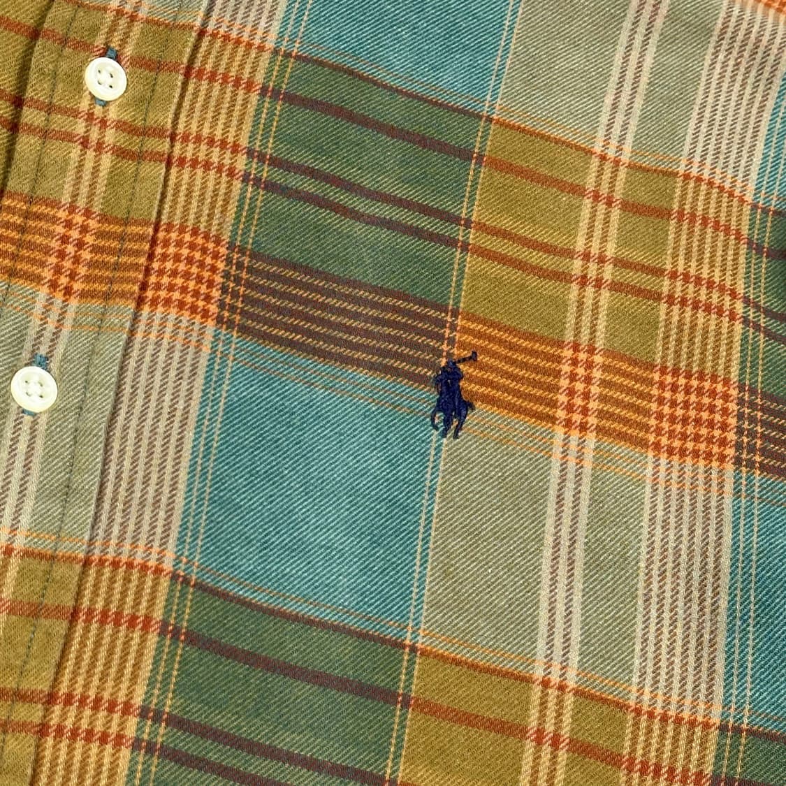 폴로 랄프로렌 포니 클래식 체크셔츠 (M) 상품이미지3