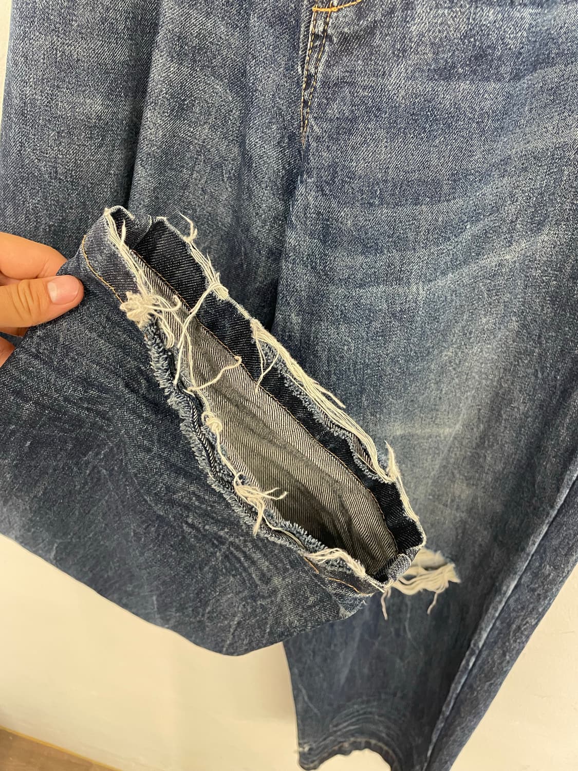 블루마블 배기 데님팬츠 상품이미지2