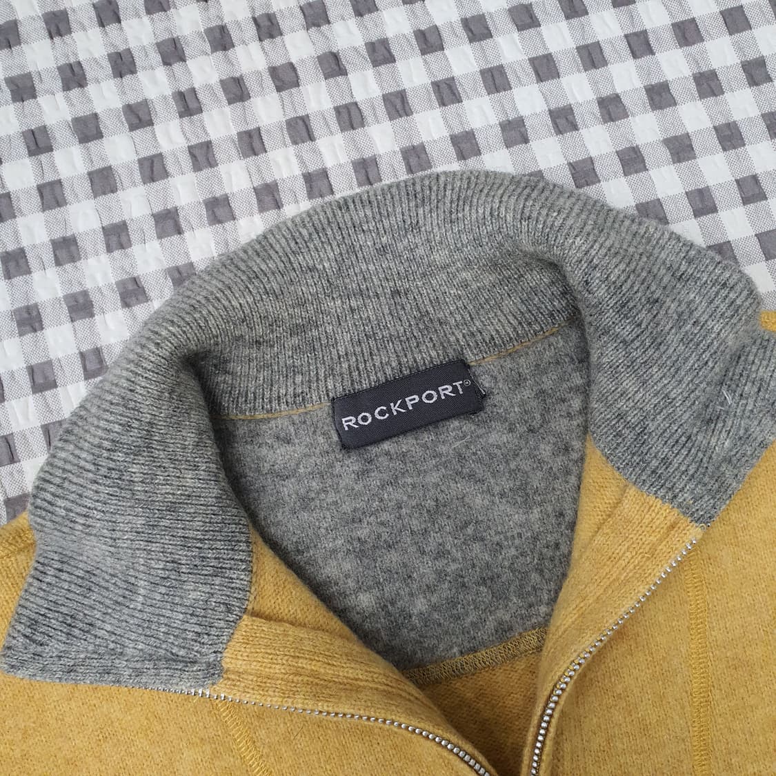 록포트 울100 하프집업 스웨터 남자95 상품이미지2