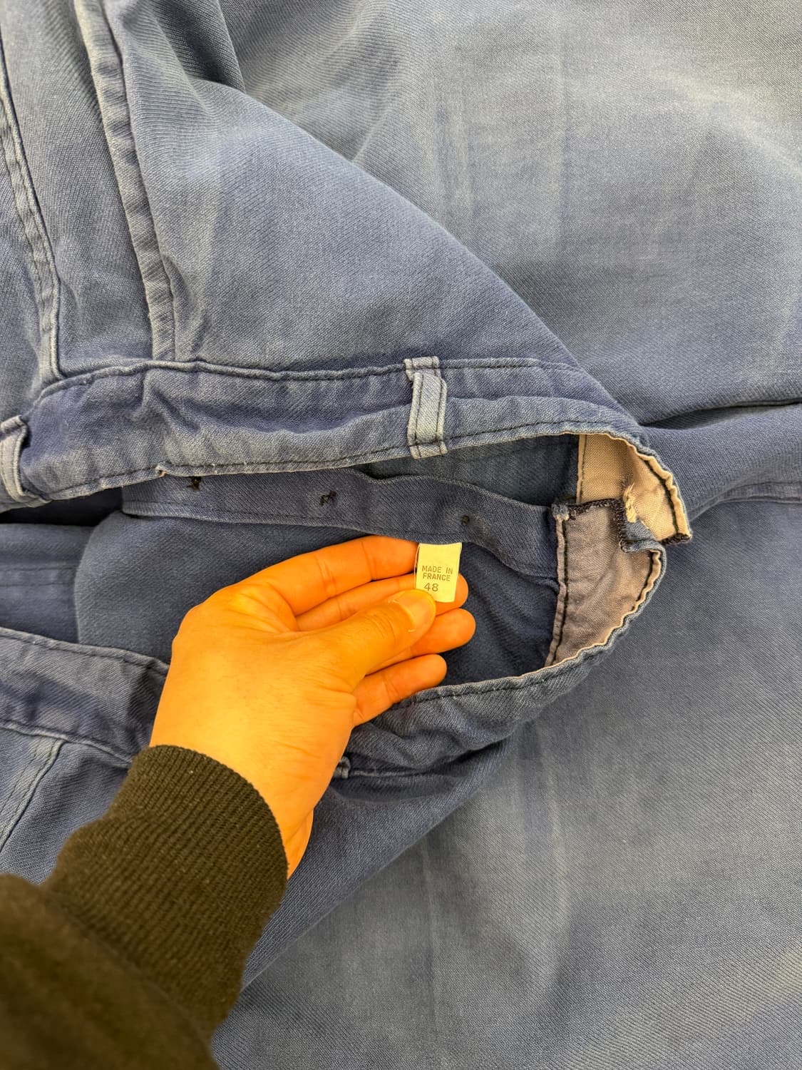 1960s OLD MODEL HARD FADED 빈티지 프렌치워크팬츠 상품이미지7