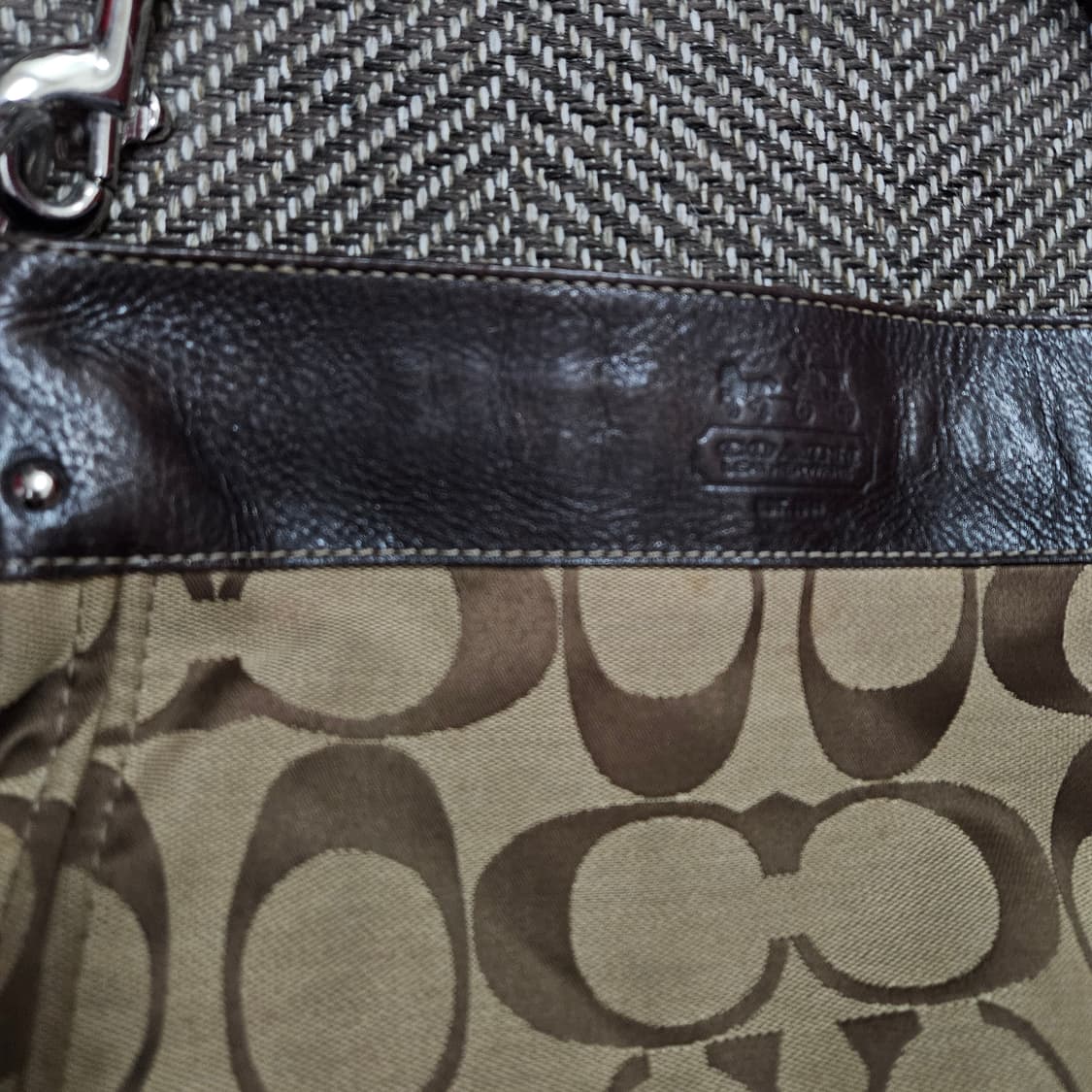 빈티지 코치 시그니처 숄더백 상품이미지2