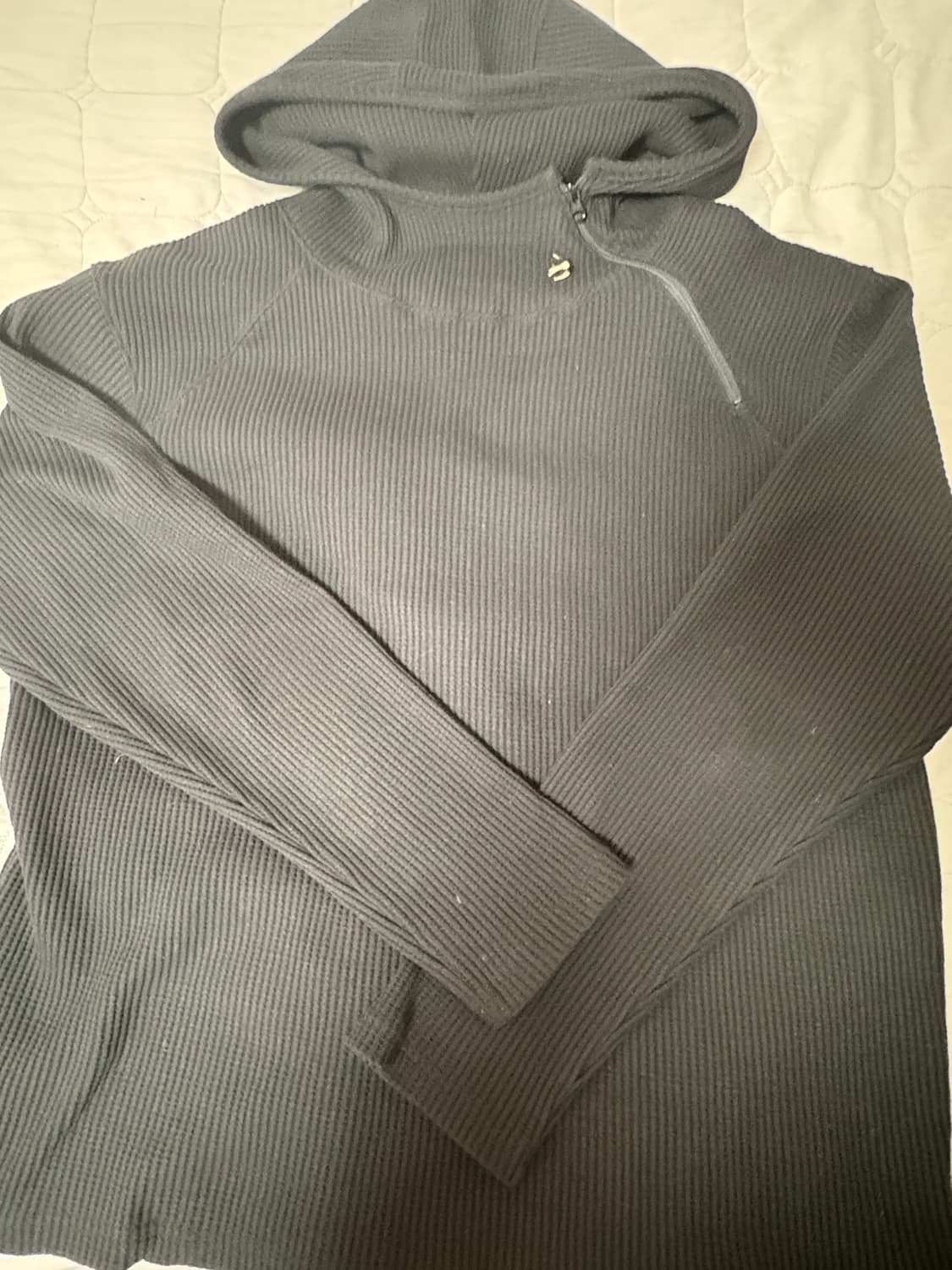 DSMT(디서먼트) 슬래시 와플 후디 (후드 롱슬리브) 상품이미지2