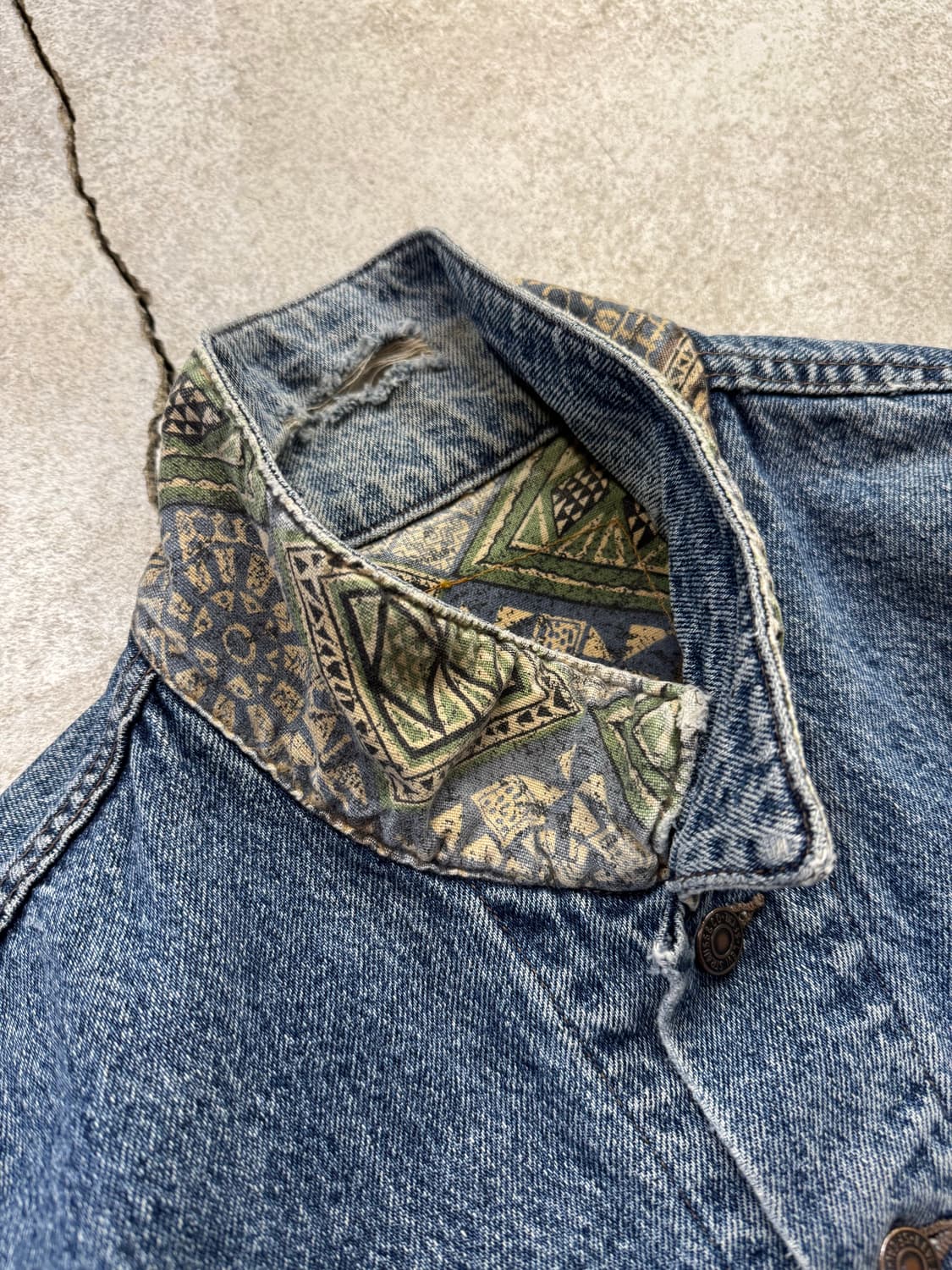 90s 리바이스 플란넬 라이닝 트러커 자켓 상품이미지5