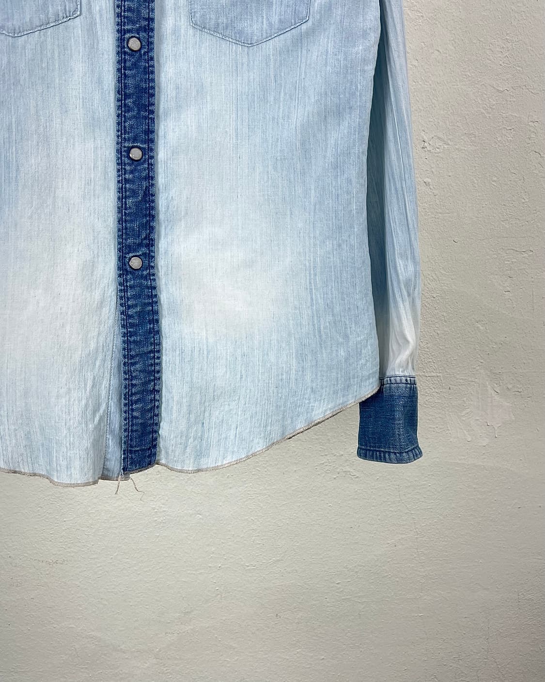 블루 블루 재팬 스냅 맥 파이 데님 웨스턴 셔츠 상품이미지5