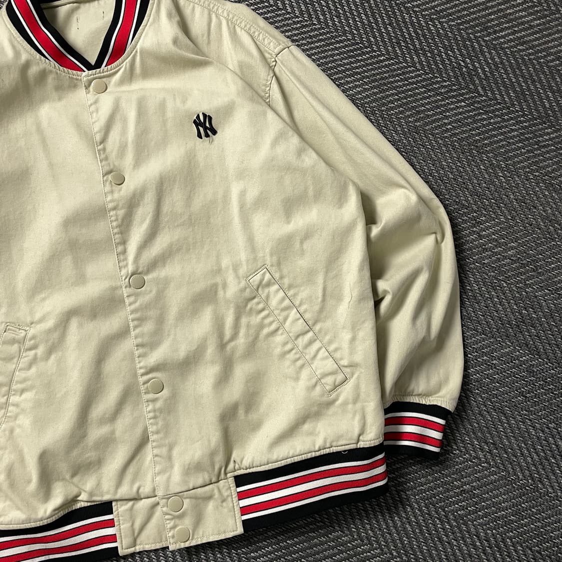 00s MLB 올드스쿨 뉴욕 양키스 베이스볼 바시티 자켓o 5007 상품이미지2