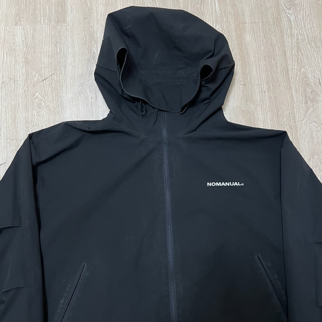 노매뉴얼 로고 윈드브레이커 바람막이 자켓 L  상품이미지2
