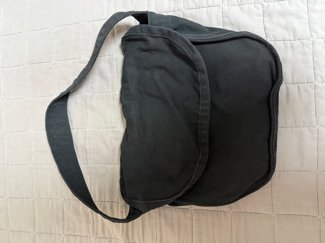 꼼데가르송 옴므플러스 캔버스 메신저 더블 백 호보백 숄더 크로스 아카이브 상품이미지3