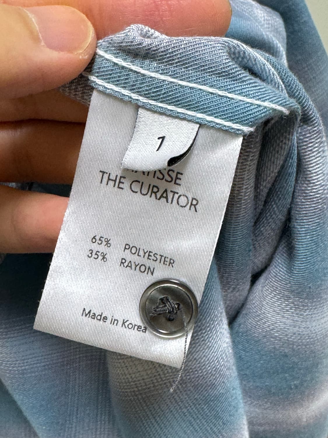 마티스 더 큐레이터 옴브레 셔츠 상품이미지4