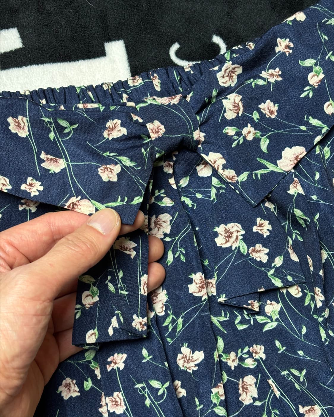 일본빈티지 리본 매듭 스커트 상품이미지3